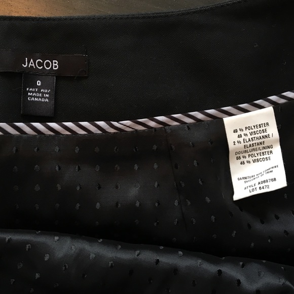 JACOB black mini skirt - Picture 7 of 8